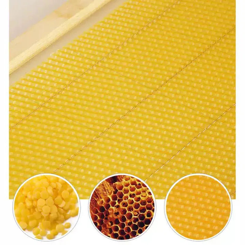 10-Piece Wooden Langstroth Beehive Frames – Square Design, Natural Wood, Beekeeping Supplies for Honey Production & Agricultural