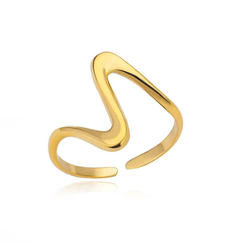 Stainless Steel Rings For Women 2026 Trend Open Gold Color Double Bead Ball Ring Wedding Aesthetic Jewelry Couple Gift anillos