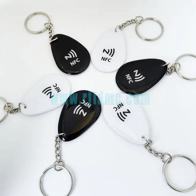 Instagram NFC Epoxy Tag NFC Key Tag Proximity 13.56MHz RFID  Keychain for Increase Followers