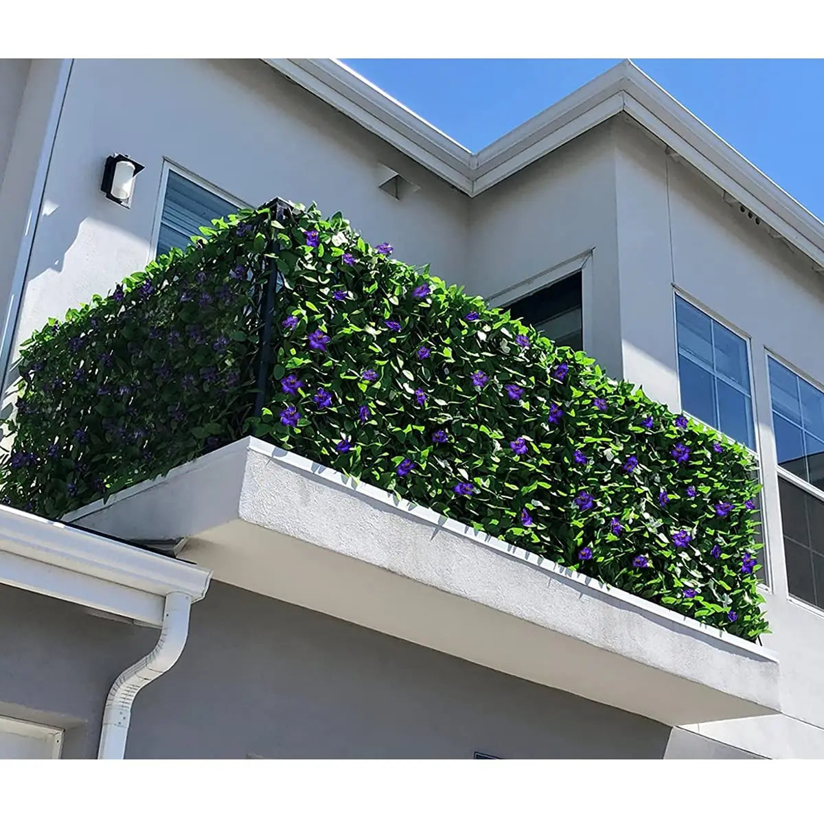 1PC Expandable Privacy Screen Fencing for Balcony & Garden Artificial Ivy Wall Decor Outdoor Stylish Garden Background Decor