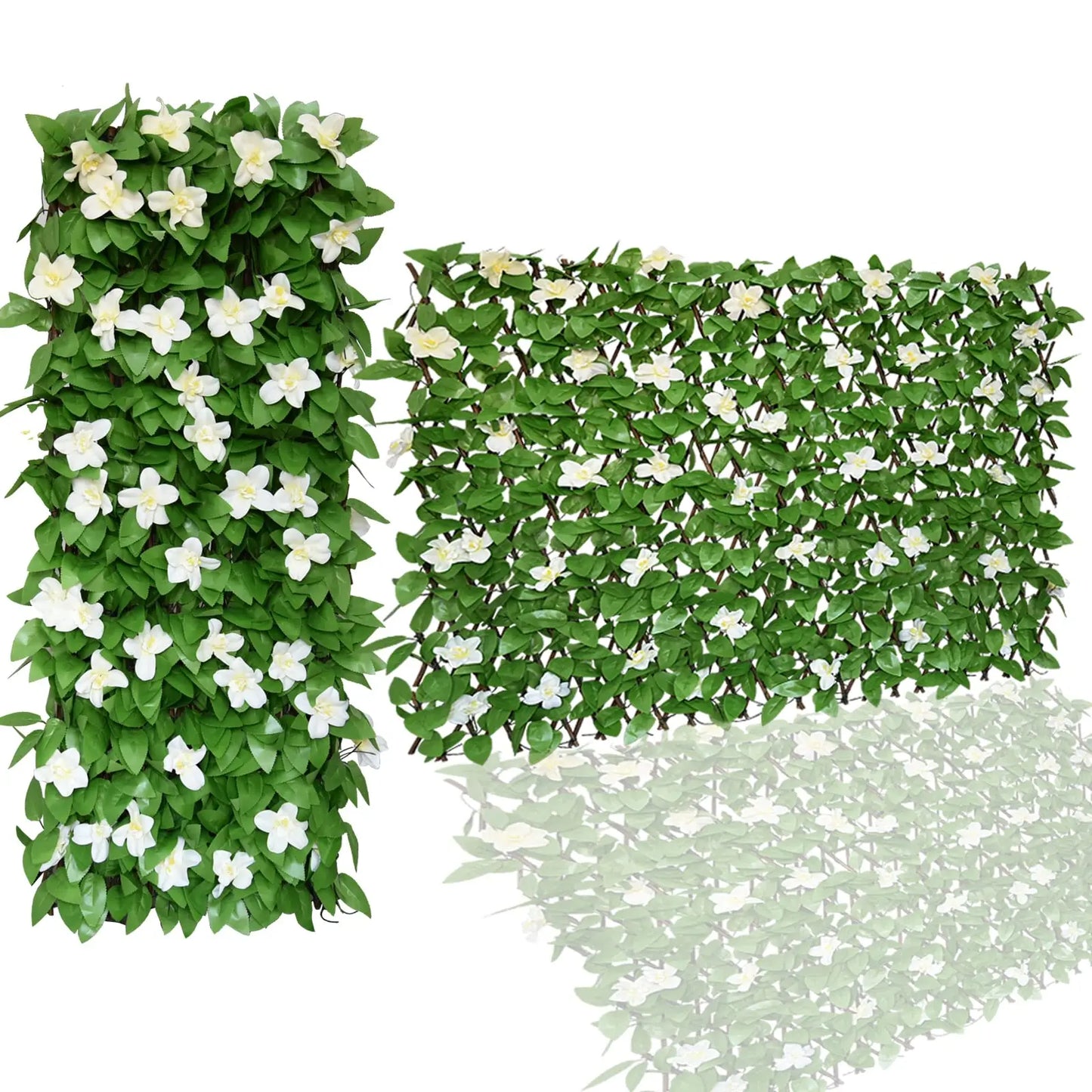 1PC Expandable Privacy Screen Fencing for Balcony & Garden Artificial Ivy Wall Decor Outdoor Stylish Garden Background Decor