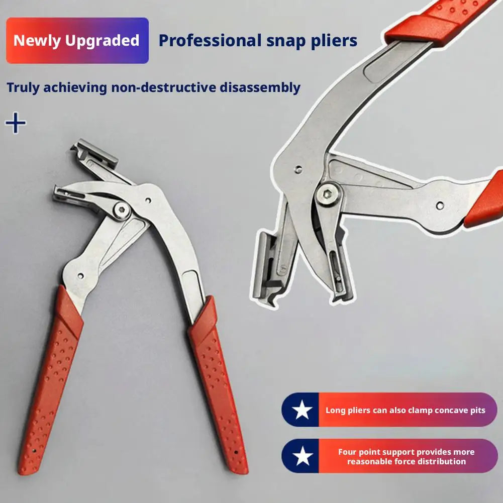 Car Clip Removal Pliers Plastic Rubber round Nail Fastener Remover Tool for Car Interior Door Panel Chassis Trunk Repair Tool