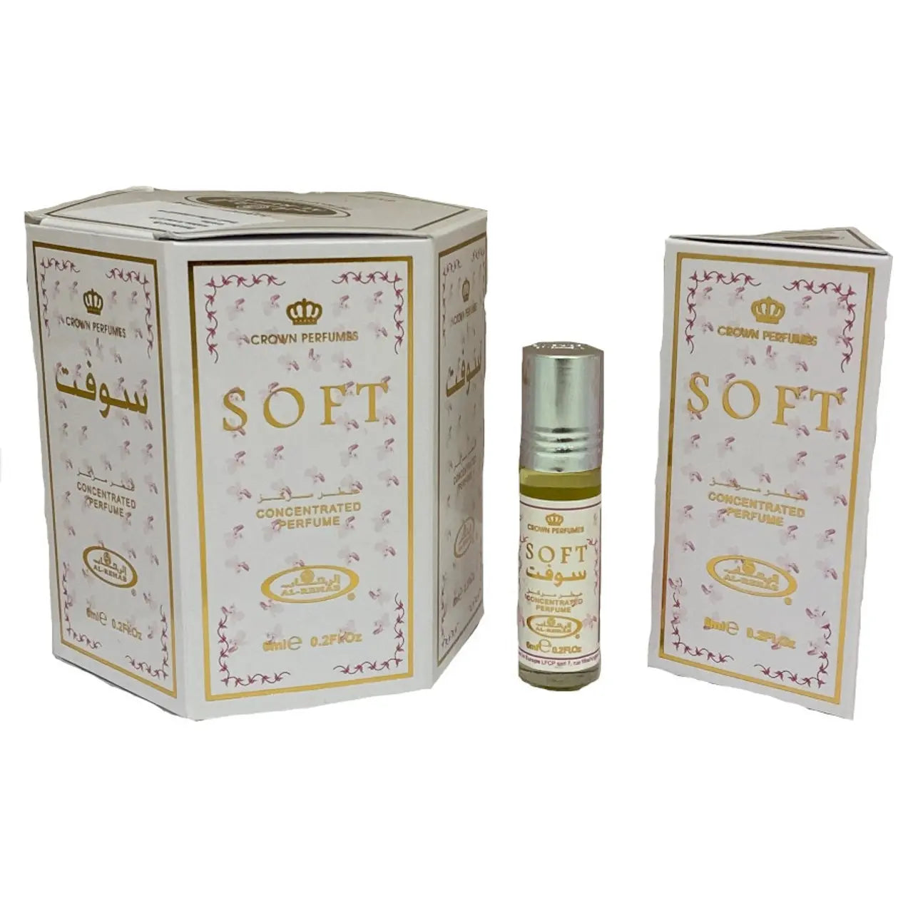 (Pack of 6) Soft - 6Ml Perfume Oil Roll-On by Al-Rehab