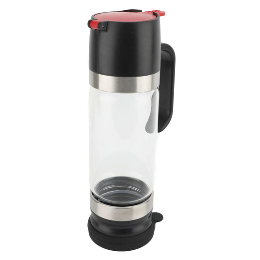 Honey Dispenser 350Ml Clear Glass Syrup Dispenser with Handle Prevent Dripping Honey Container for Coffee Shops Restaurants Home