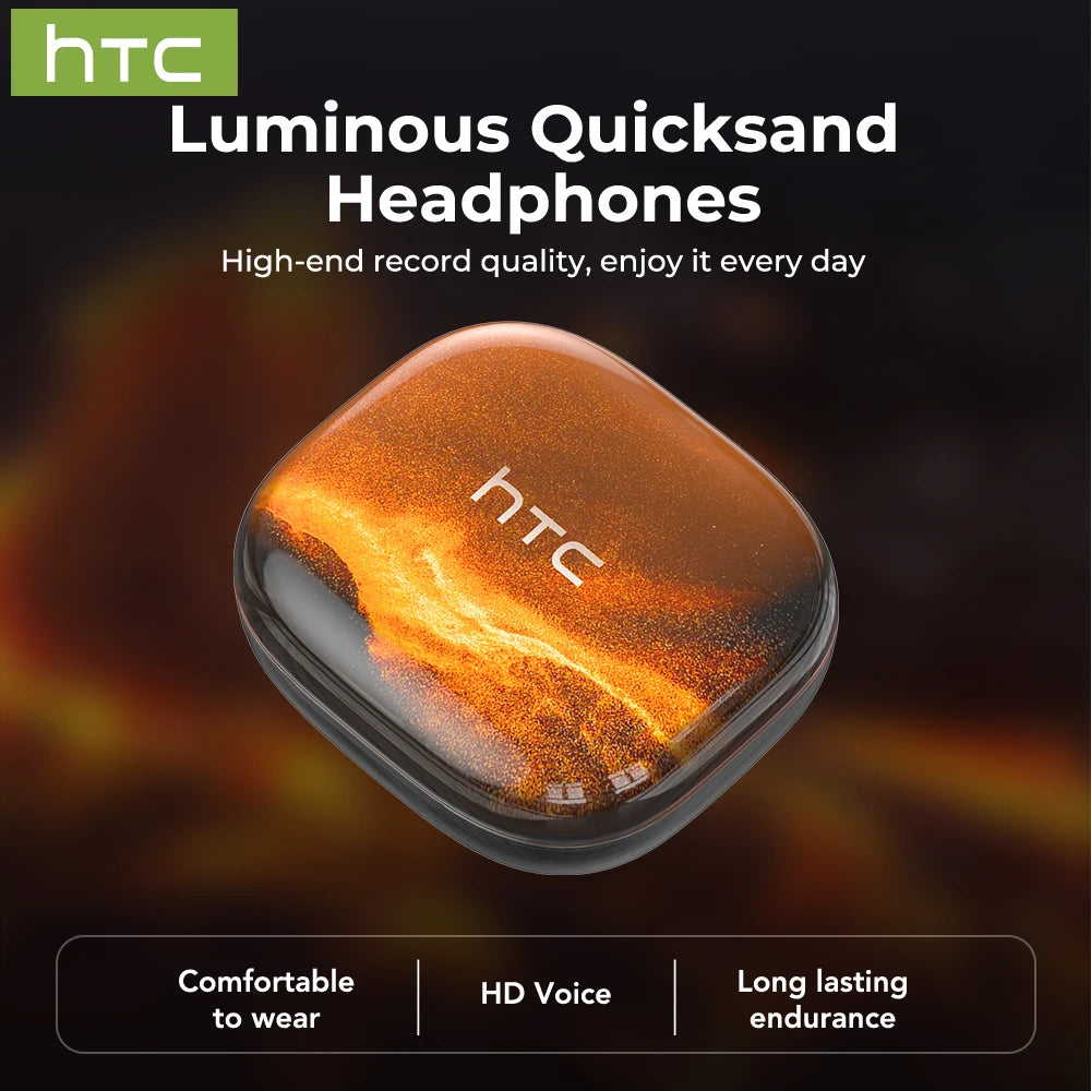 NE10 Bluetooth Earphone Luminous Quicksand Headphones Sport Wireless Headphones Comfort HD Bass AI Translator Earbuds