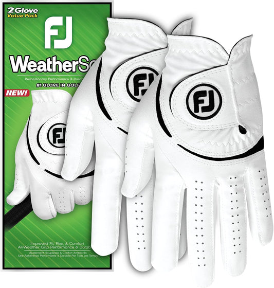 Weathersof Men'S 2-Pack Golf Glove