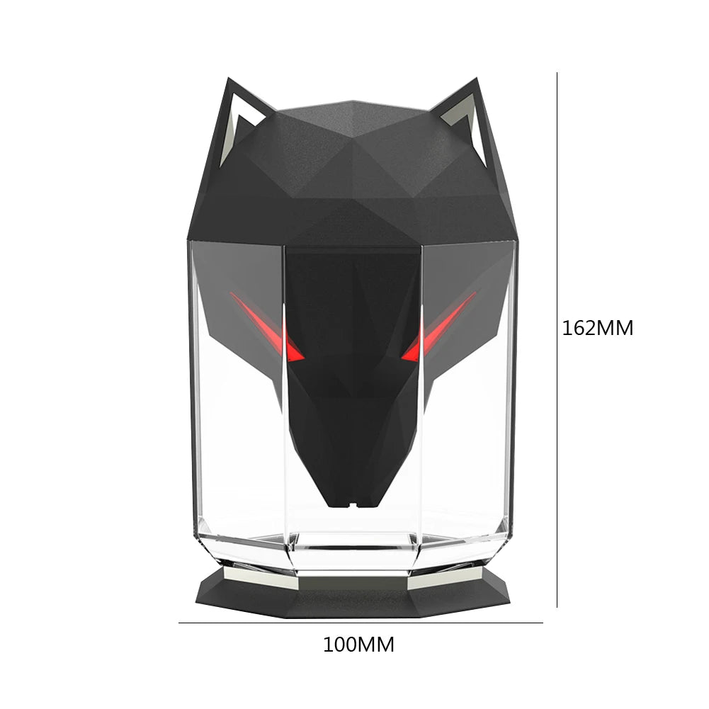 E-Sports Style Humidifiers Household Desktop Humidifier Electric Large Capacity with LED Light USB Rechargeable for Home Bedroom