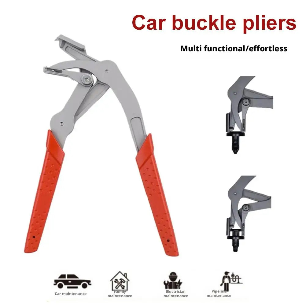 Car Clip Removal Pliers Plastic Rubber round Nail Fastener Remover Tool for Car Interior Door Panel Chassis Trunk Repair Tool